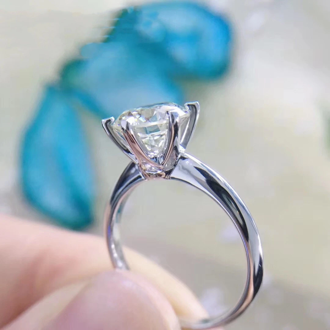 Eight Heart Eight Arrow Zircon Moissanite Ring