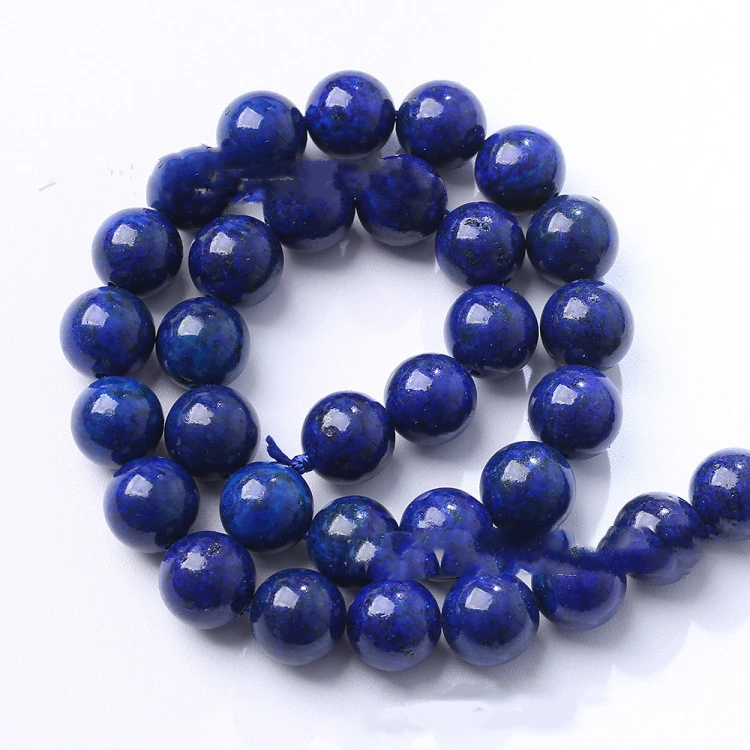 Lapis Lazuli Loose Bead Semi-finished Accessories Diy Hand Beading