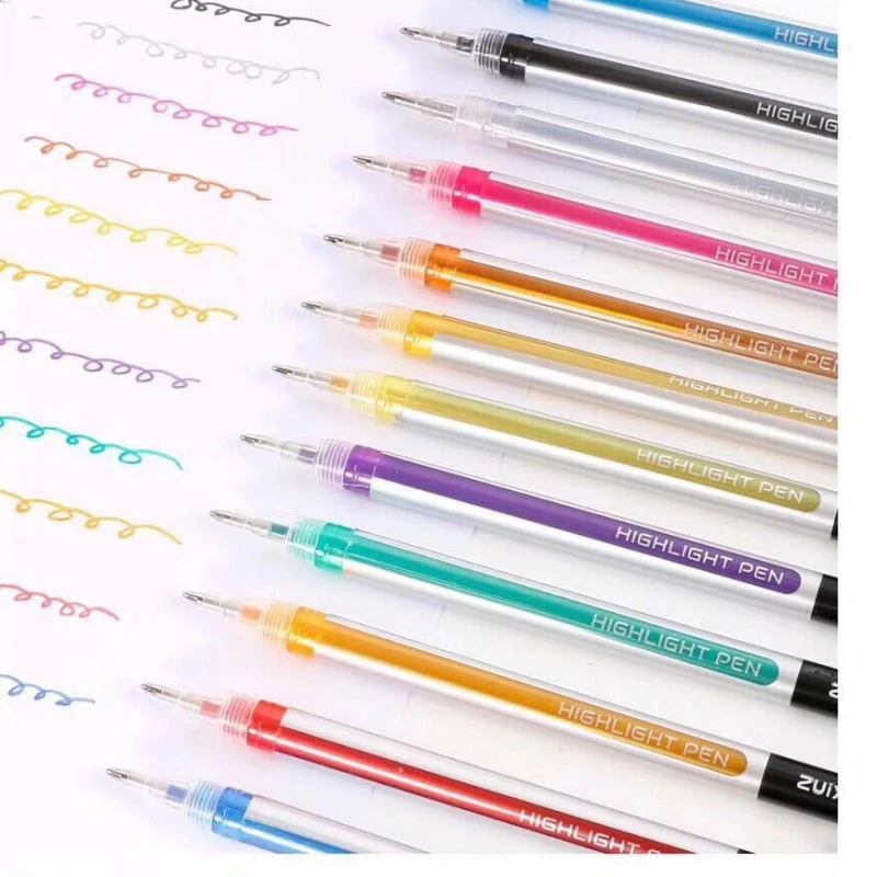 Creative Glitter Gel Set Color Neutral Pen
