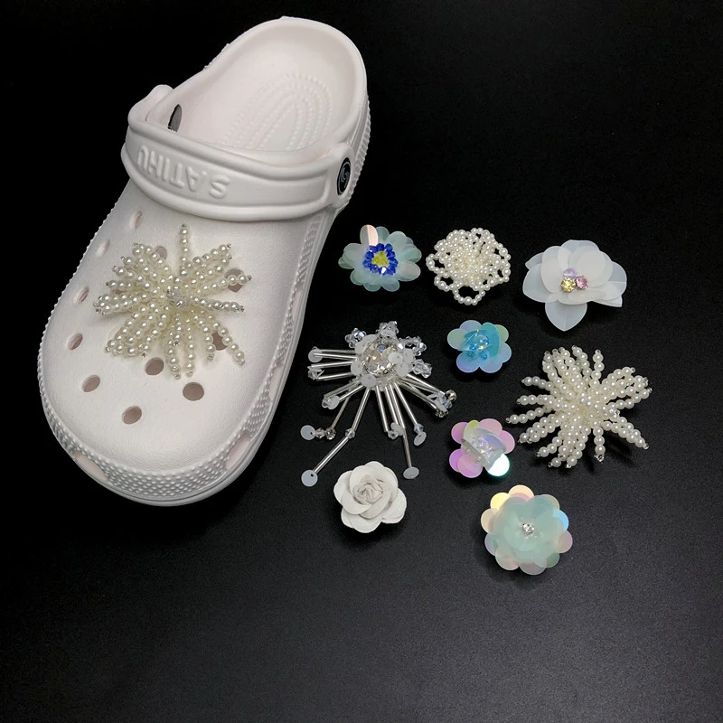 Accessories Pearl Flower Shoe Buckle Everything