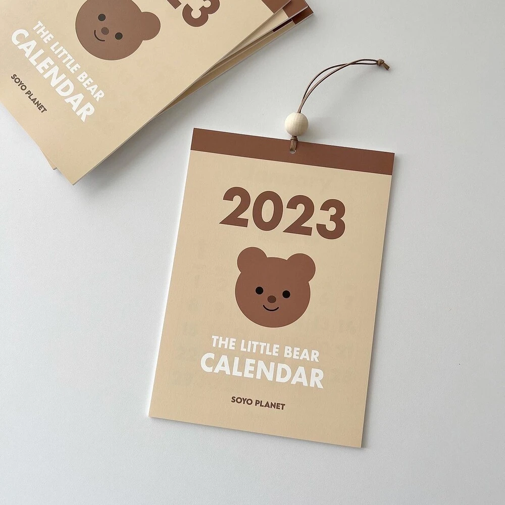 Calendar Color Cartoon Simple Wall Decoration