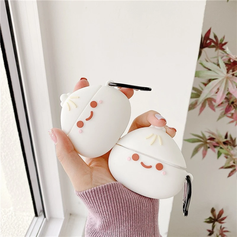 Cute Steamed Stuffed Bun Earphone Sleeves