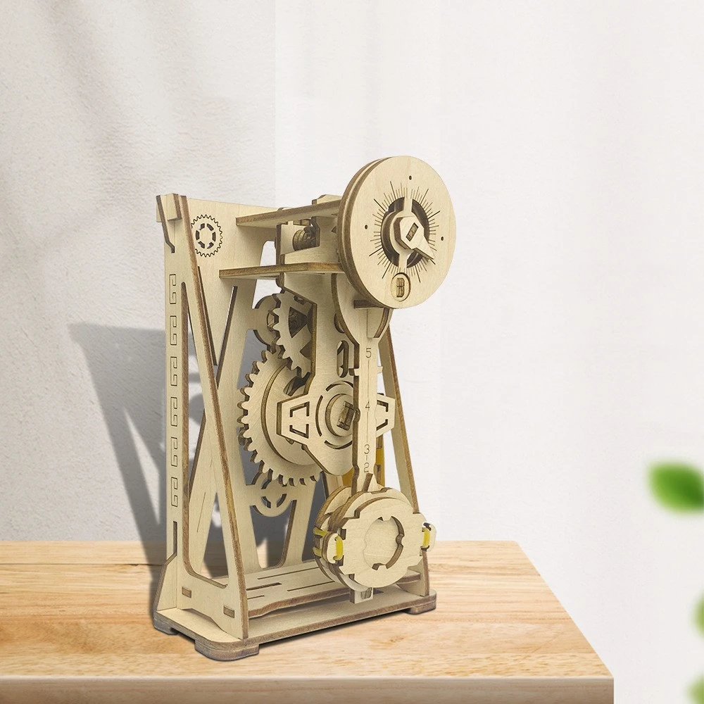 Classic Wooden Mechanical Drive Pendulum Model