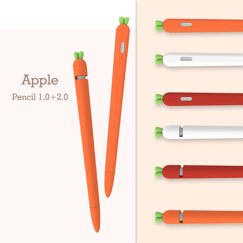 Suitable For Pencil2 Silicone Carrot Pen Sleeve