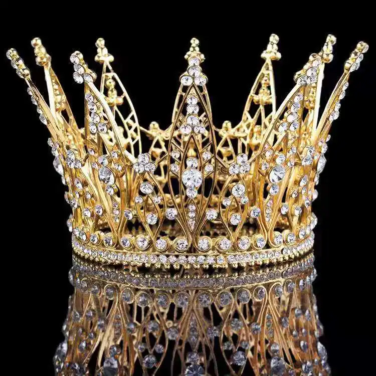 Fashion Baroque Diamond Retro Crown