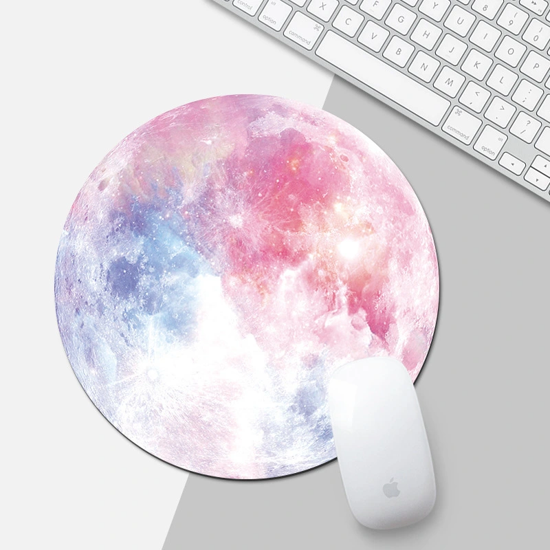 Mouse Pad Rubber Desk Mat Anime Round