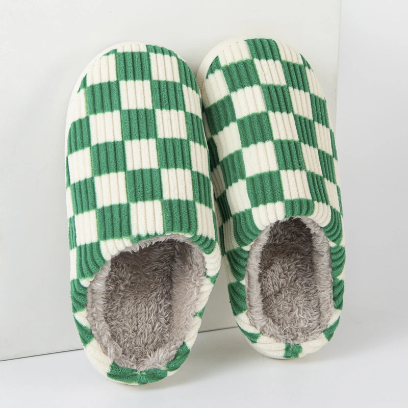 Women's Classic Chessboard Slippers