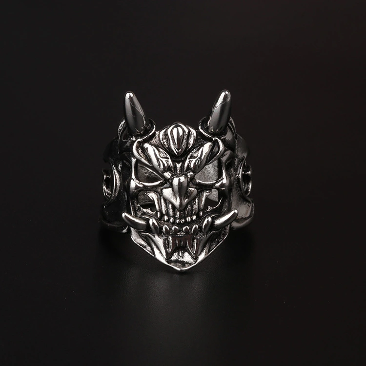 Antique Alloy Plating Ring Skull Jewelry