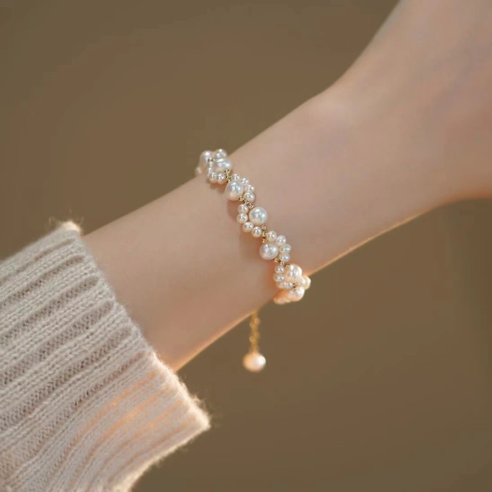 Small Cat Claw Pearl Luxury Temperament Bracelet