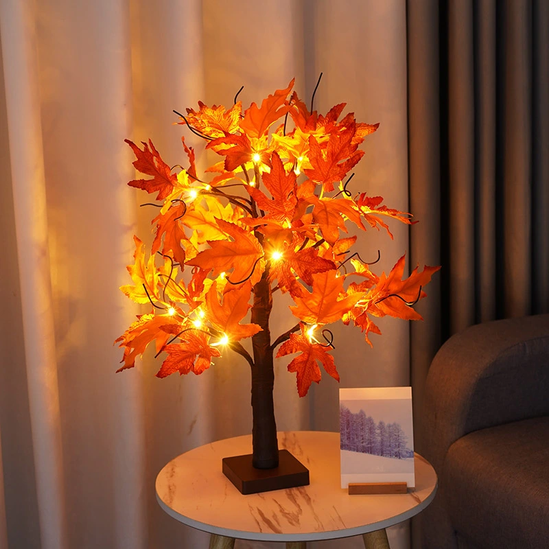 Led Thanksgiving Day Activities Maple Home Decorative Lights