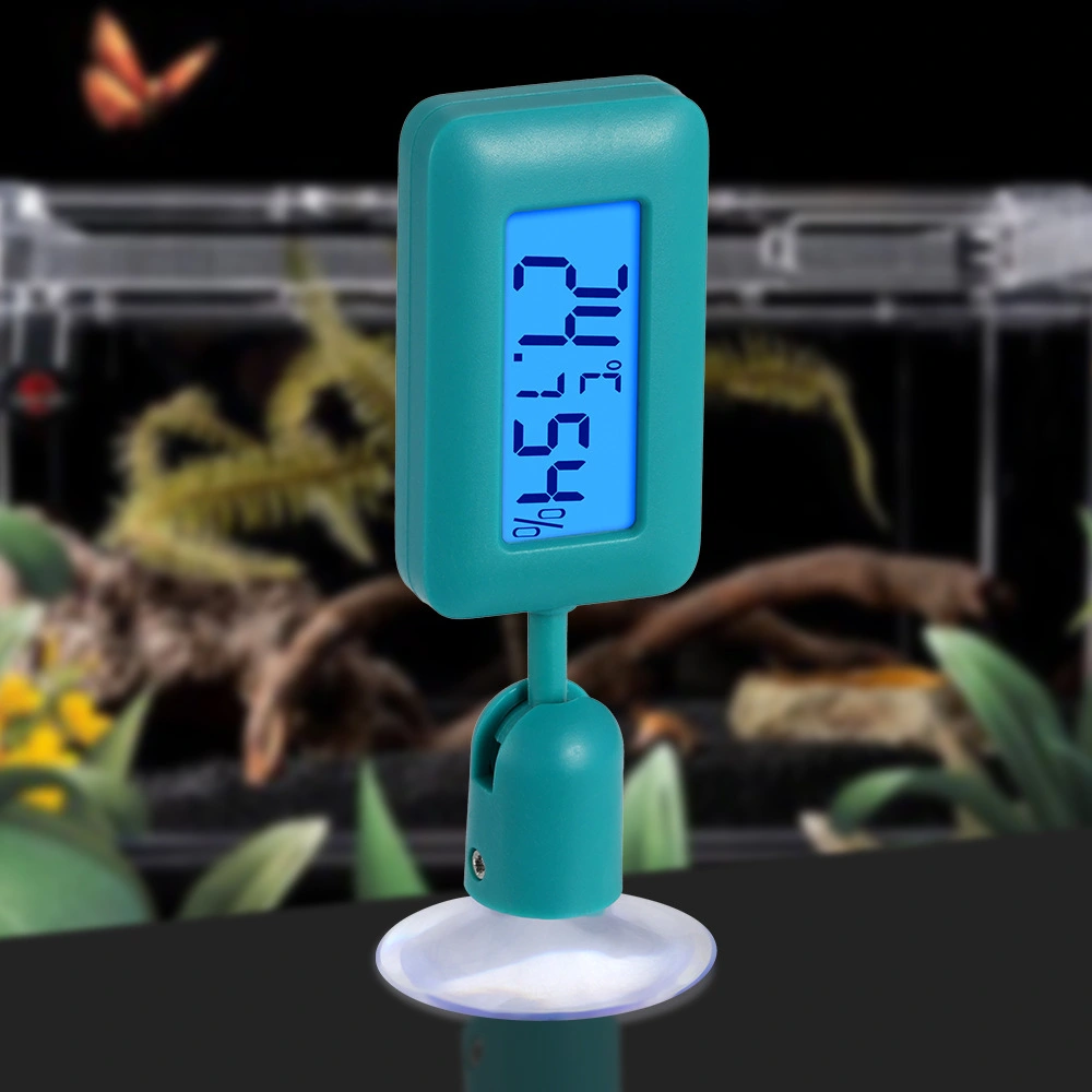 Mini Reptile Thermometer Glow-in-the-dark Large Suction Cup