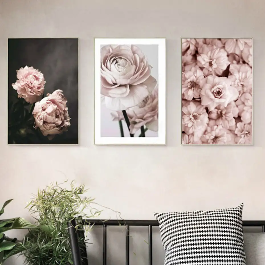 Fashionable Flower Beauty Canvas Painting