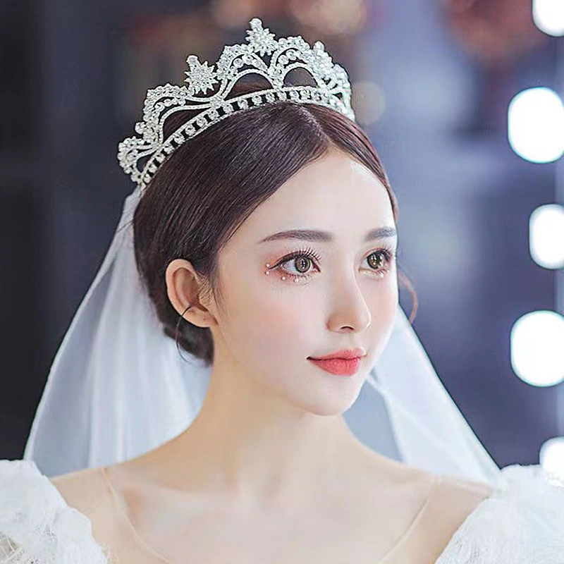 Accessories Alloy Diamond Crystal Hair Band