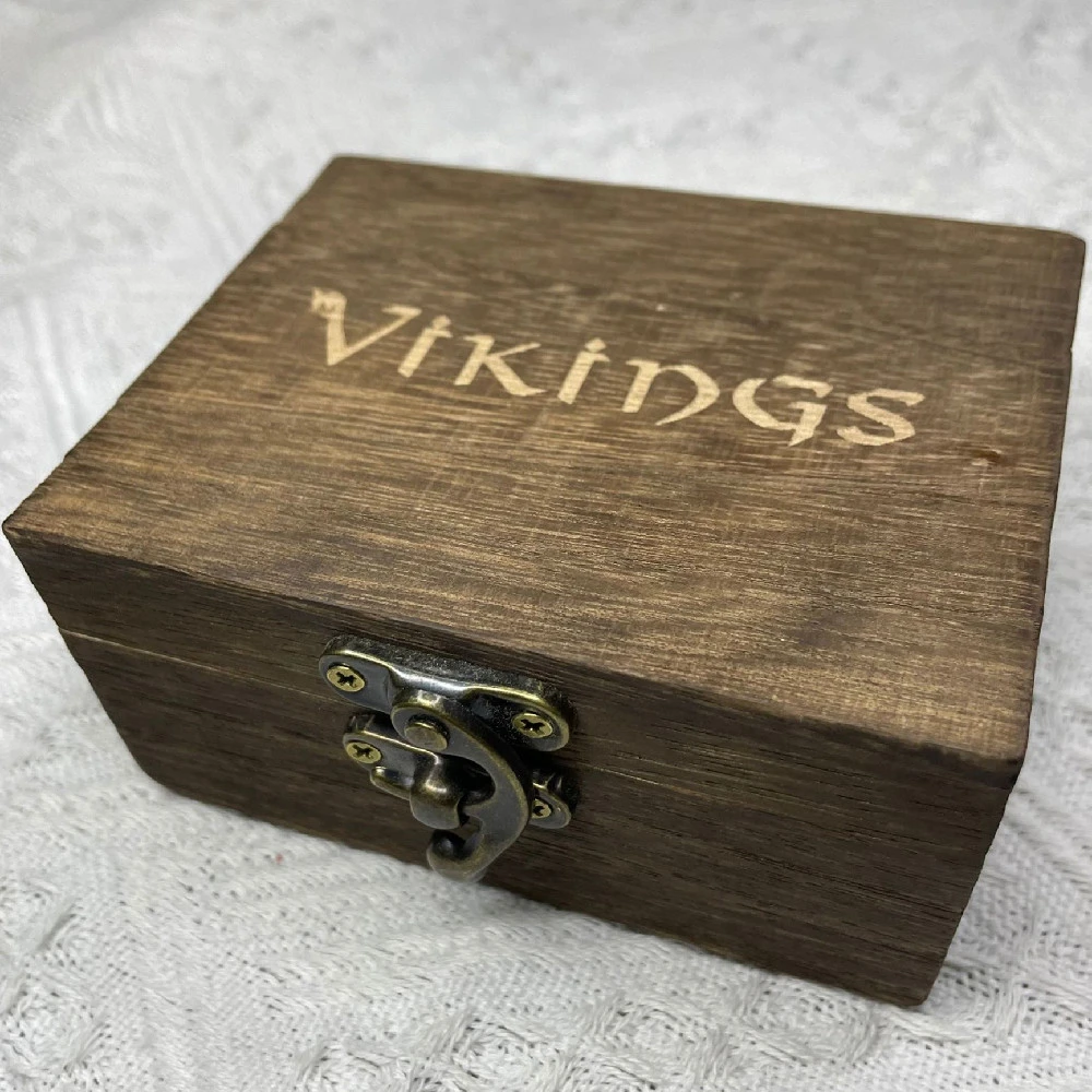 Flap Pine Wood Gift Box Necklace Bracelet