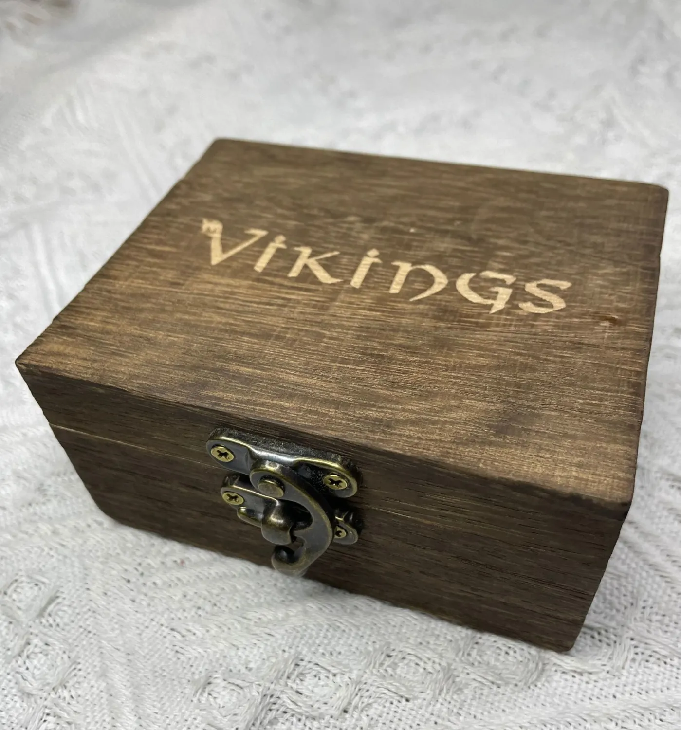 Flap Pine Wood Gift Box Necklace Bracelet