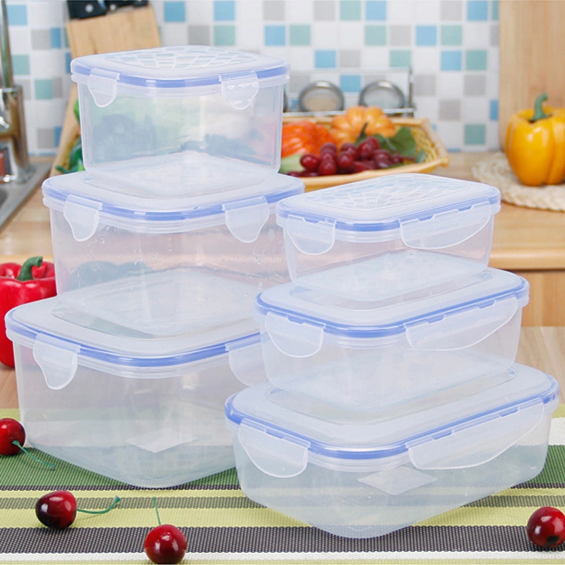 Transparent Fresh-keeping Bento Lunch Box