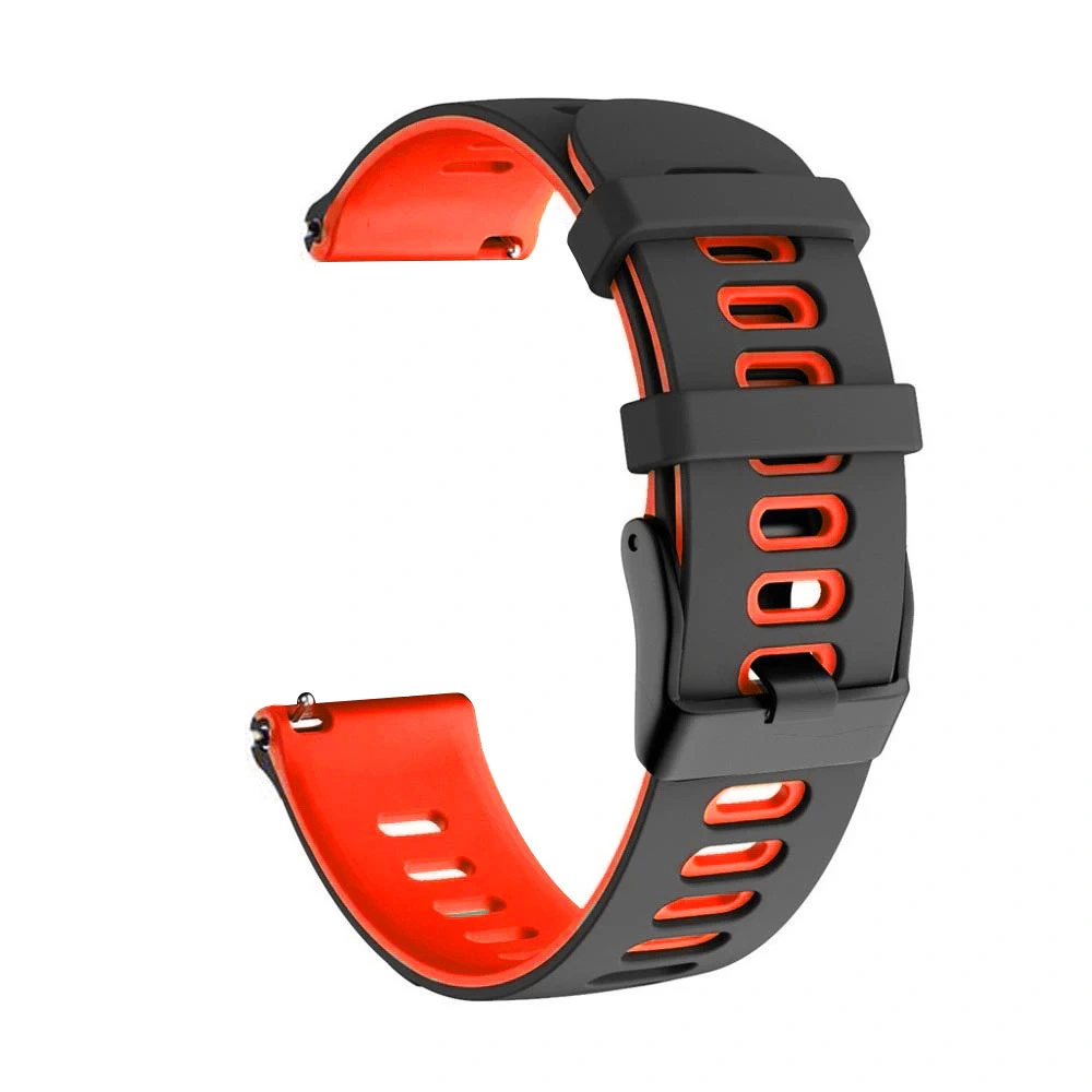 20mm 22mm Two-color Silicone Strap