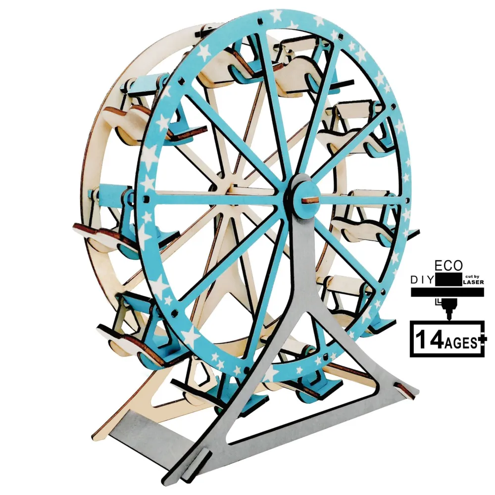 Ferris Wheel DIY Handmade Toy 3D Laser