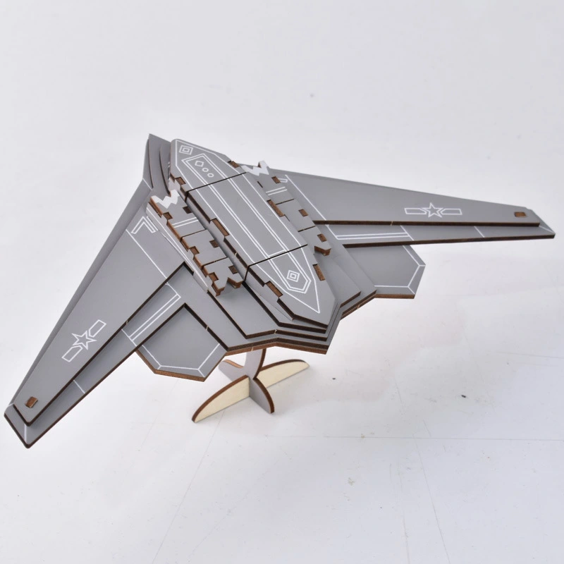 Stealth Bomber Puzzle Assembling Toy 3D Stereo