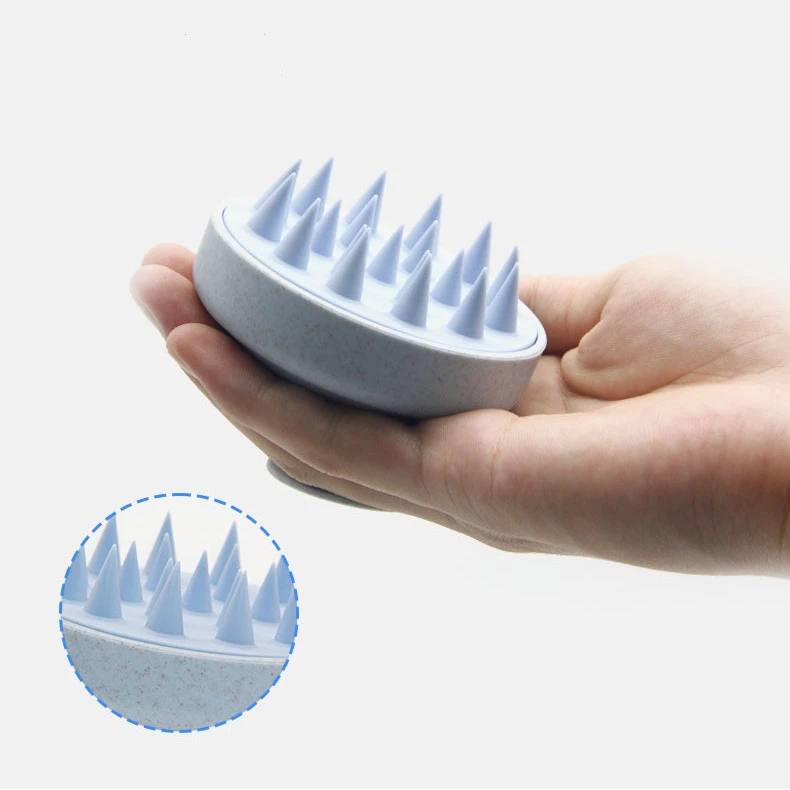 Silicone Round Head Shampoo Brush