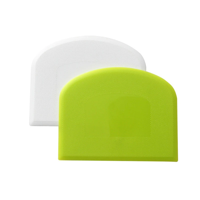 Kitchen Flour Cutting Cream Cake PE Plastic Scraper