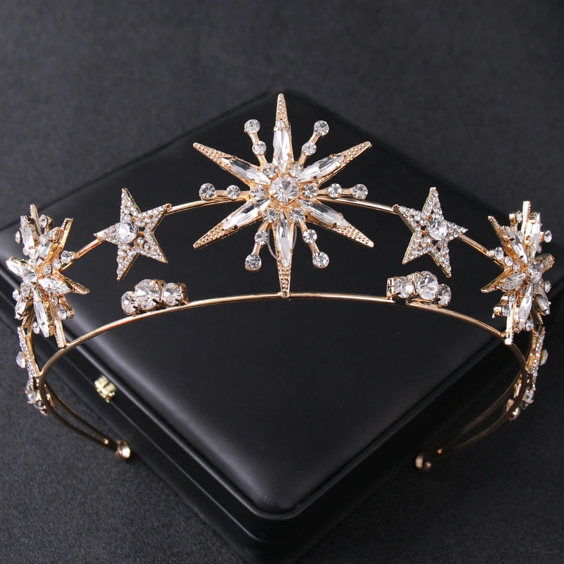 Double-layer Rhinestone Hairband Accessories Photo Shoot