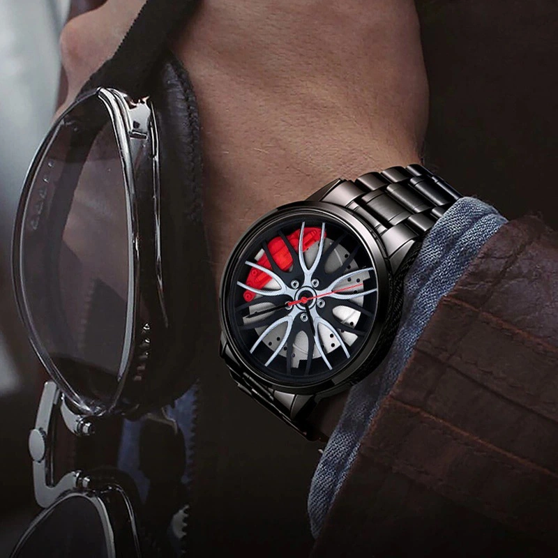 Wheel Hub Creative Steel Belt Quartz Watch