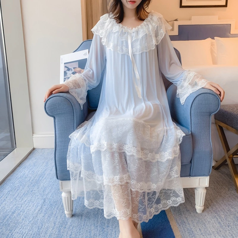 Cute Sweet Court Lace Princess Nightdress