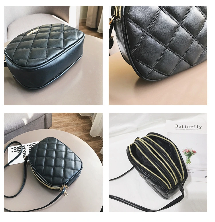 Korean Retro Fashion Multi-layer Small Square Bag