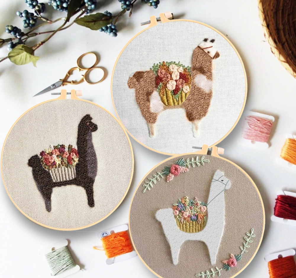 Original New Embroidery Diy Handcrafted Material Package For Beginners