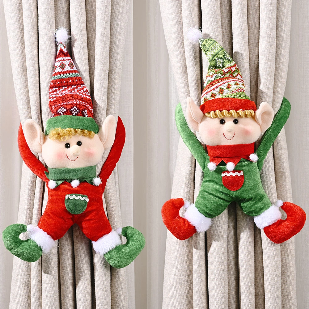 Christmas Decorative Creative Elf Curtain Buckle