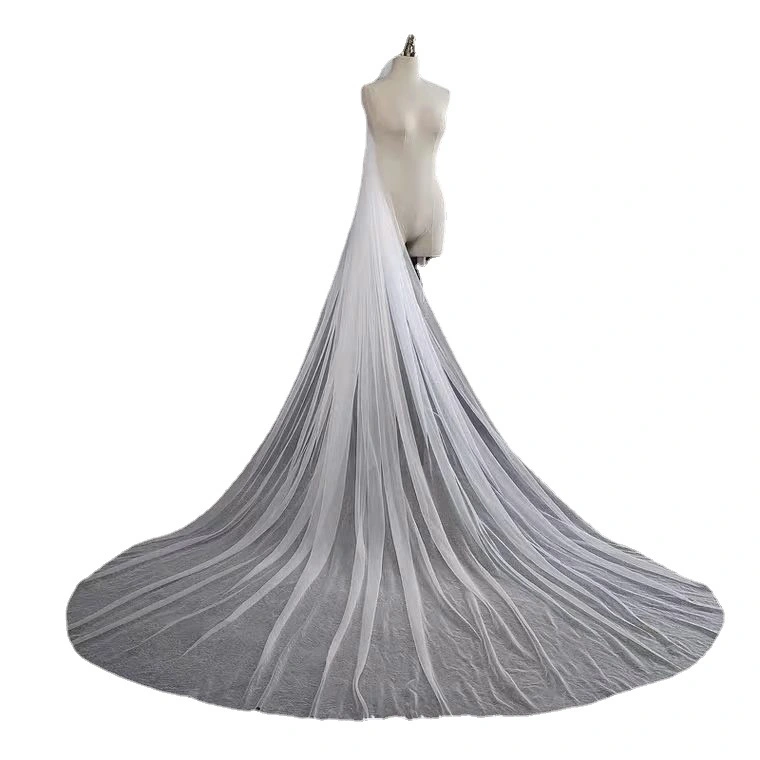 Veil Bridal Wedding Dress White Long Type Double Layer