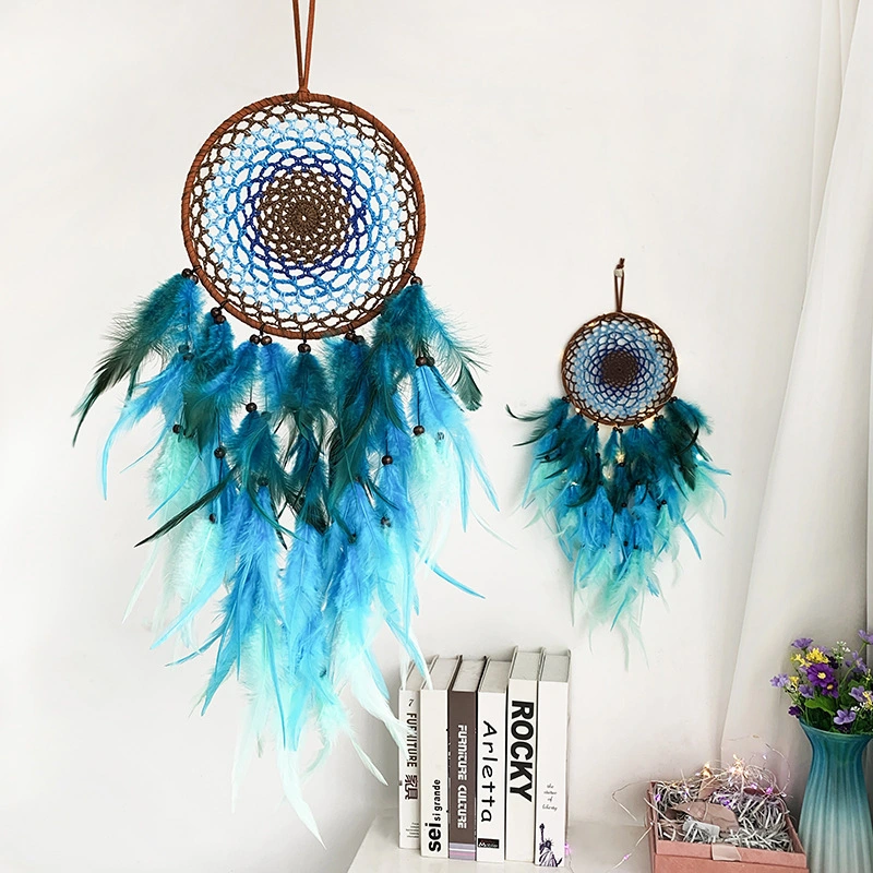 Ins Feather Halloween Wind Dream Catcher Pendant