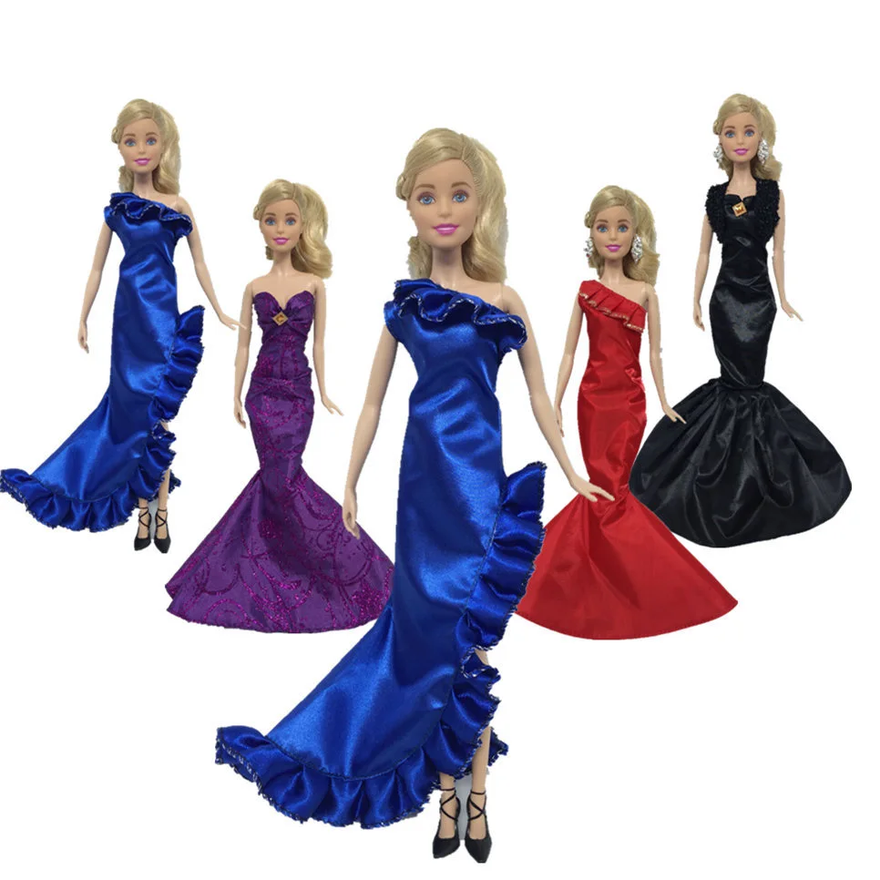 Doll Evening Dress Evening Dress Long Tail Dress