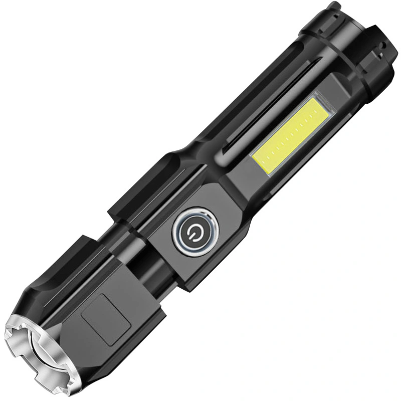 Cross-border Cob Sidelight Flashlight Outdoor Led Charging Household Magnetic Work Light Mini Small Power Torch Flashlight Tube Wholesale