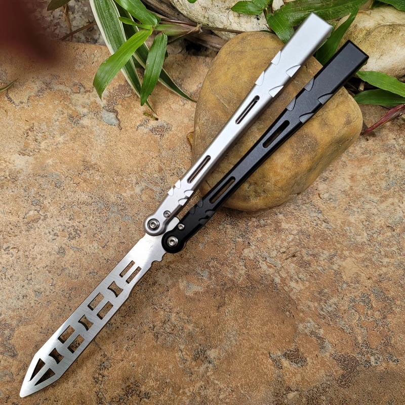 Fashion Uncut Butterfly Knife Practice Toy