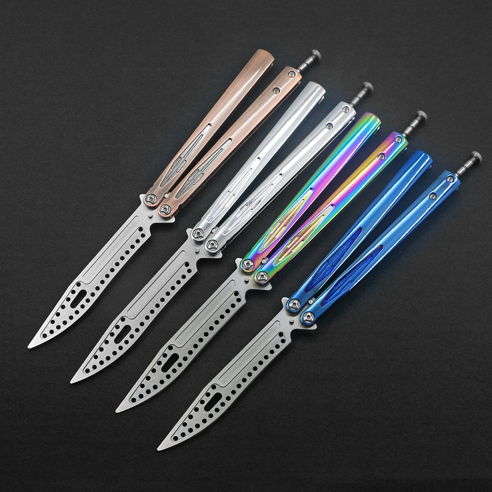 Outdoor Folding Toy With Uncut Butterfly Knife