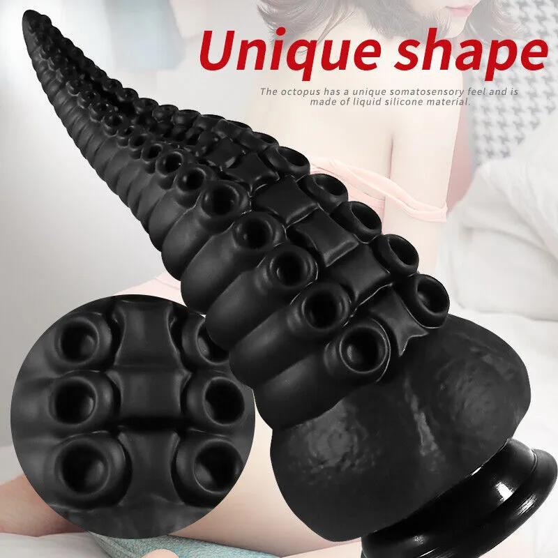 Realistic Tentacle DildoAnal Vaginal Plug Rear Court  Toys