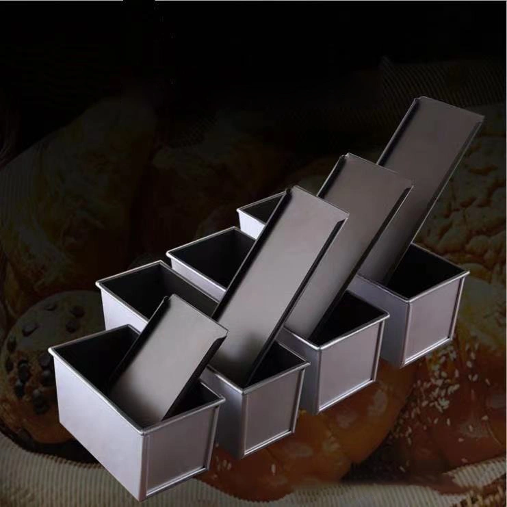 Aluminum Non-stick With Lid Toast Mold Bread Mold Square Pack Box