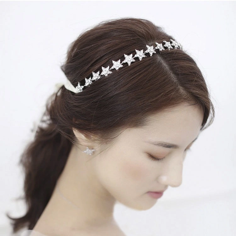 Hairband Crown Bridal Veil Formal Dress Modeling Peishi