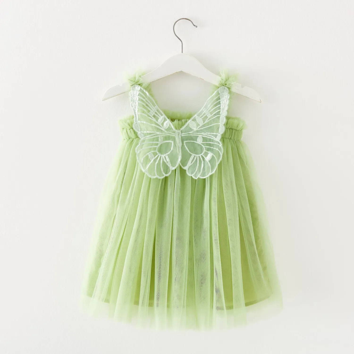 Dress Sling Birthday Dress Pettiskirt Three-dimensional Angel Wings Fairy Skirt