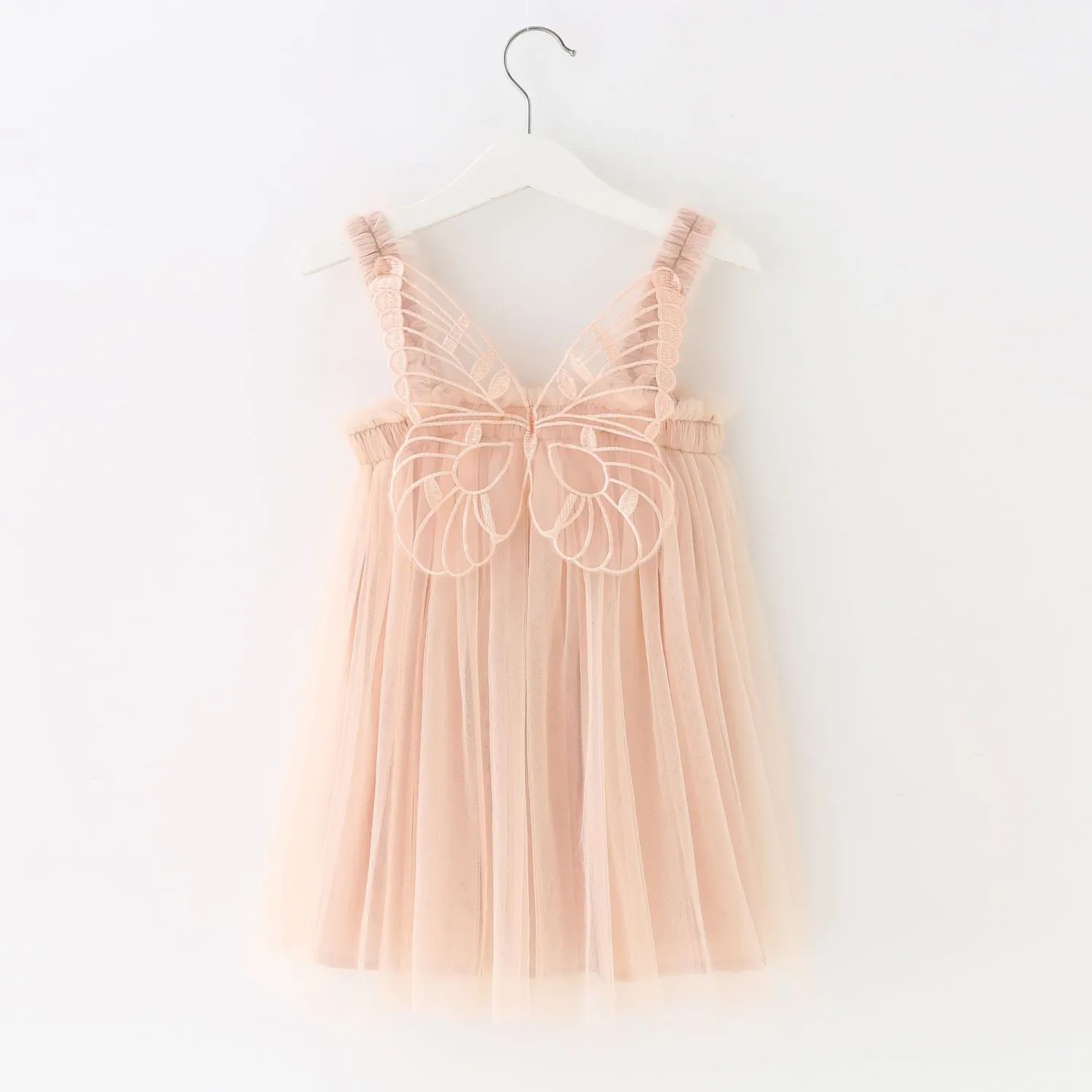 Dress Sling Birthday Dress Pettiskirt Three-dimensional Angel Wings Fairy Skirt