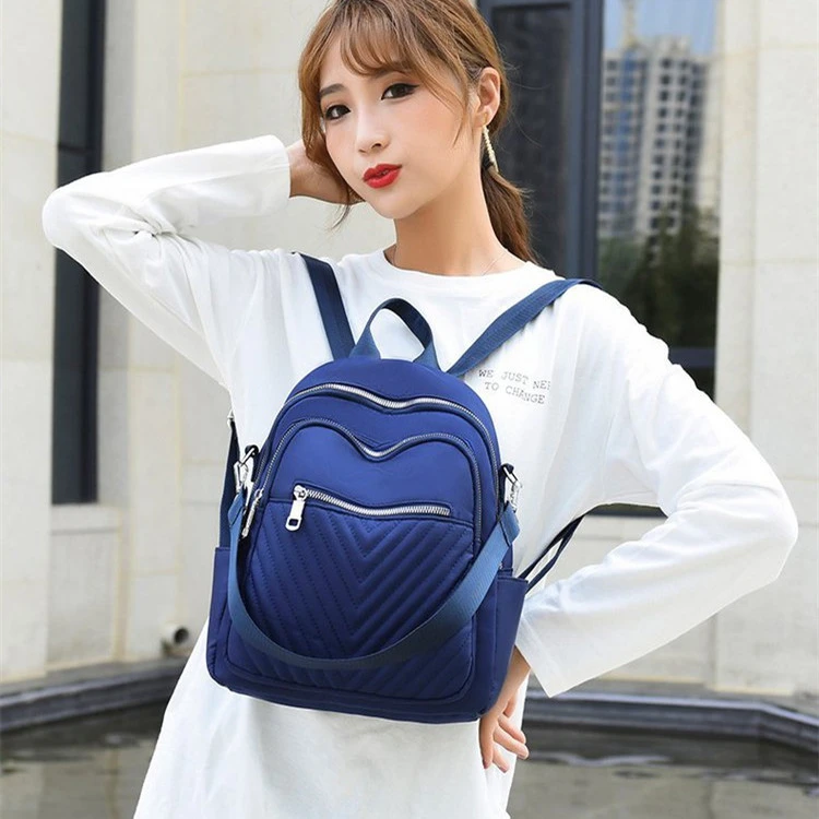 Ladies New Large Capacity Embroidery Thread Oxford Cloth Fashion Travel Backpack