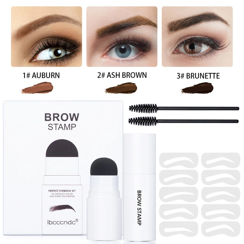 White Tube Eyebrow Stick Printing Set