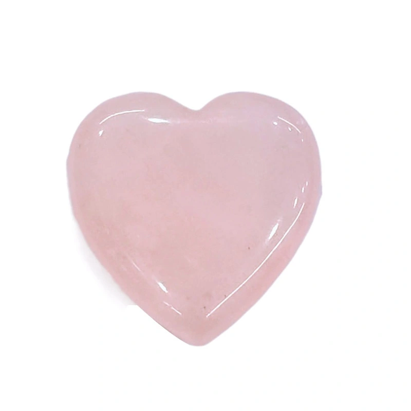 Heart Shaped Peach Heart Gem Handicraft