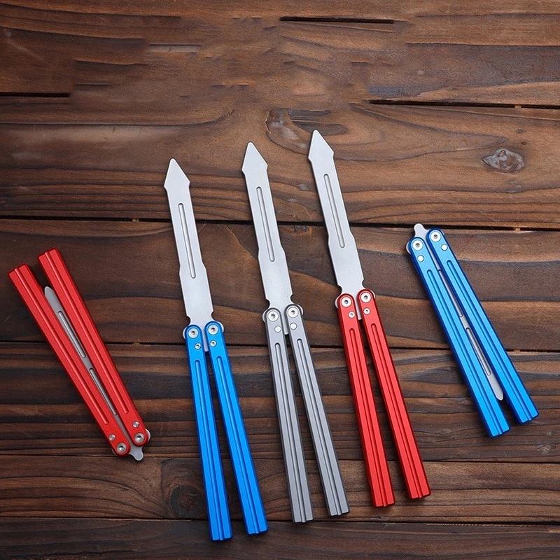 Aluminum Alloy Integrated Forging Butterfly Folding Knife