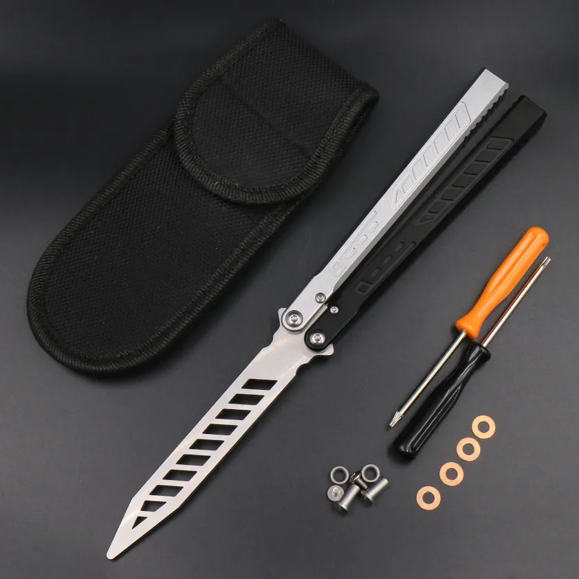 Aluminum Alloy Integrated Handle Swinging Knife Butterfly Knife Does