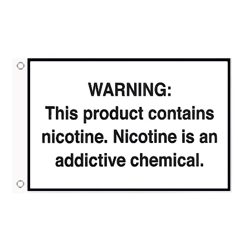 Warning Nicotine