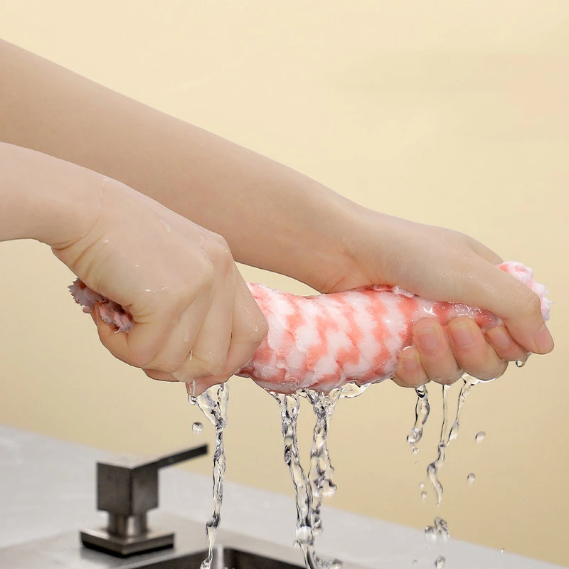 Household Kitchen Water Ripple Wipe Non-stick Oil Absorbent Non-linting