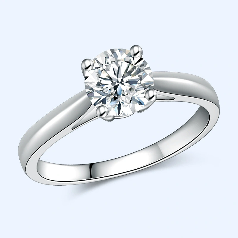 Moissanite Ring Fashion Four Claw